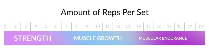 General overview of the properties you target with different rep ranges.