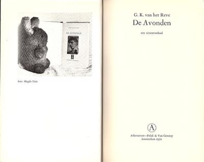Cover of 'De Avonden' by Gerard Reve, Gerard Kornelis van het Reve Cover of 'De Avonden' by Gerard Reve, Gerard Kornelis van het Reve