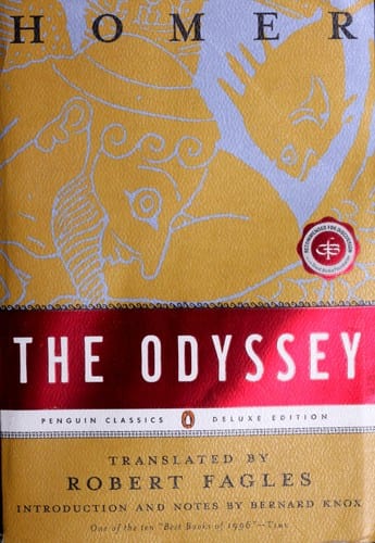Cover of 'The Odyssey' by Homer, Robert Fagles (Translator), Bernard Knox (Introduction) Cover of 'The Odyssey' by Homer, Robert Fagles (Translator), Bernard Knox (Introduction)